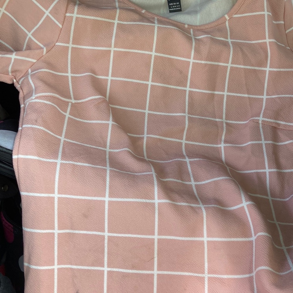 Beautiful pink and white dress